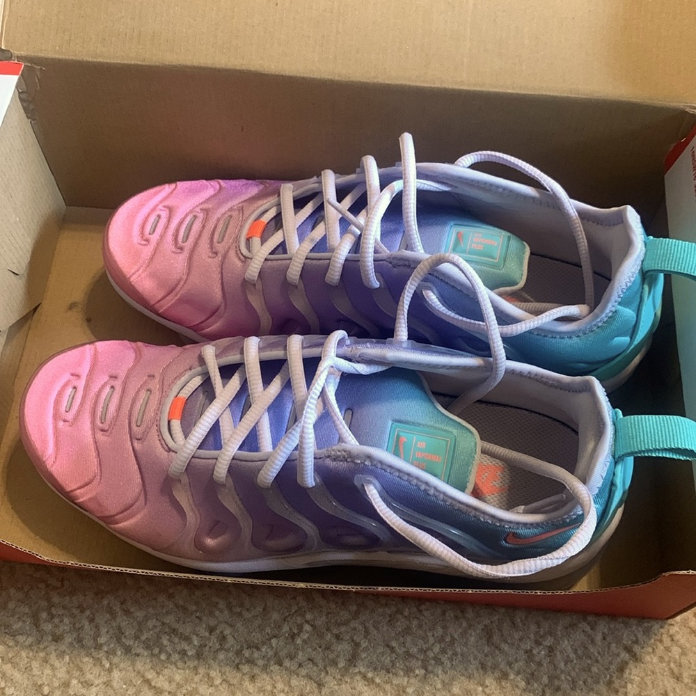 Nike Air Vapormax Plus Aurora Green/Psychic Pink/Thistle with Box